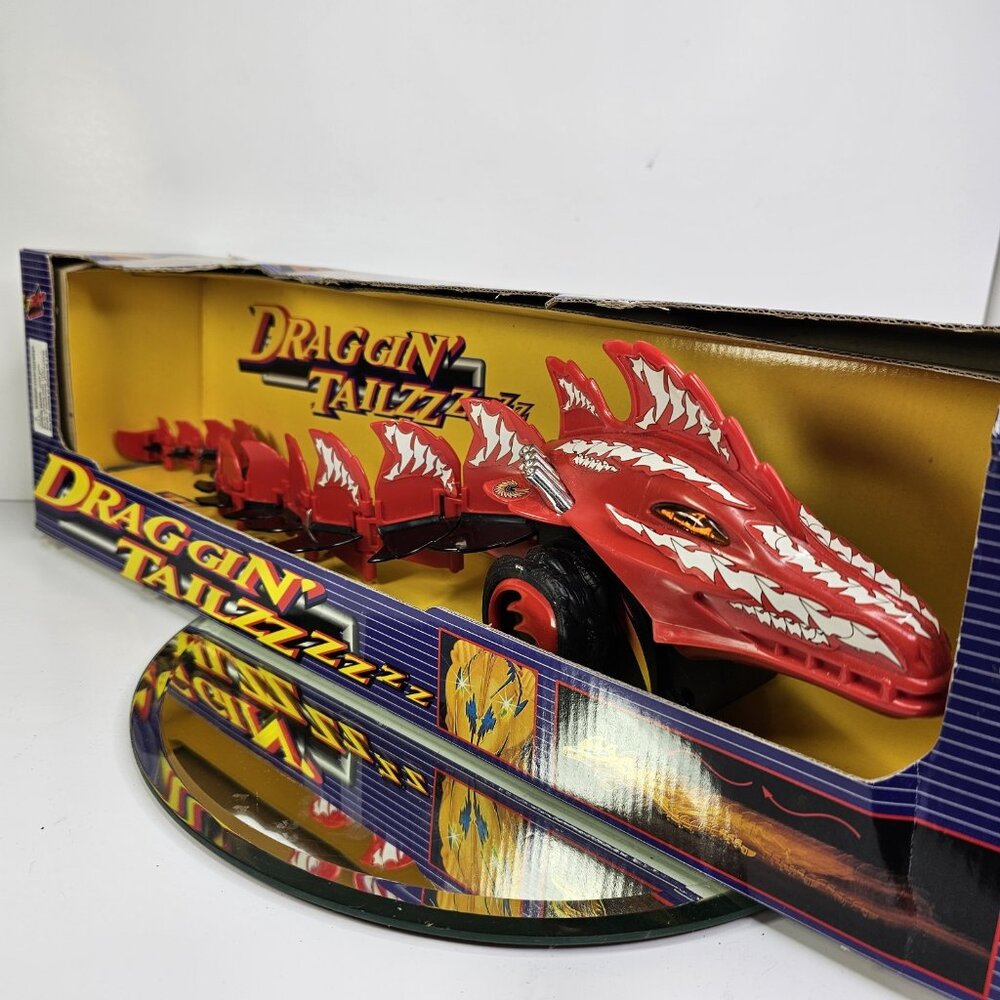 1997 Draggin' Tailzzzzzz Toy In Original Box Zaptoys Rare
